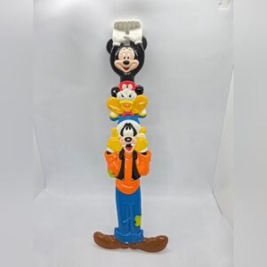 Vintage Walt Disney world back scratcher, mickey, donald, goofy, 15”